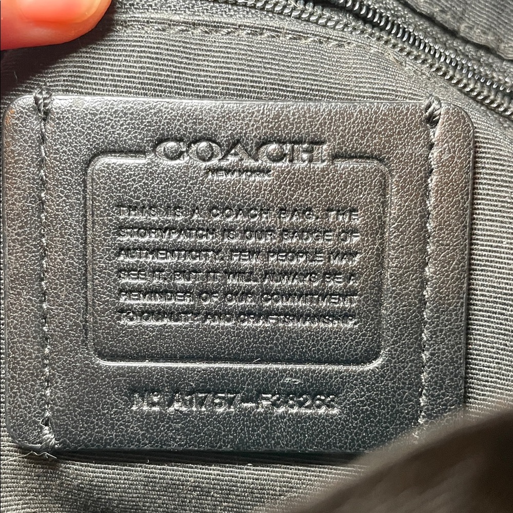 Coach Black Leather Backpack - Picture 5 of 11